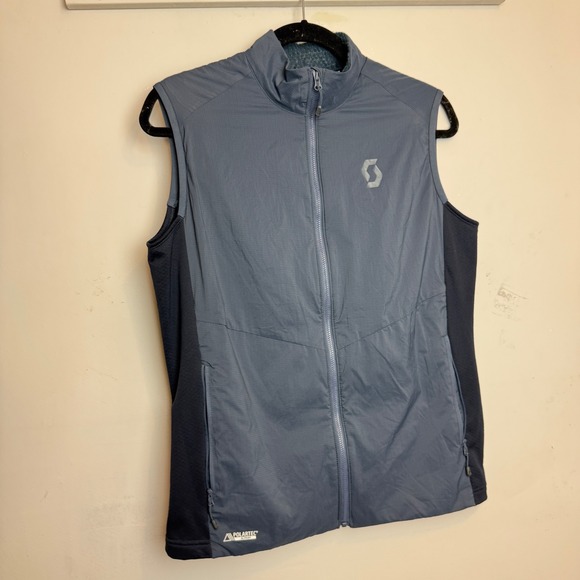 Scott Explorair Alpha Winter Vest Women's Blue Lightweight size M - Picture 1 of 6